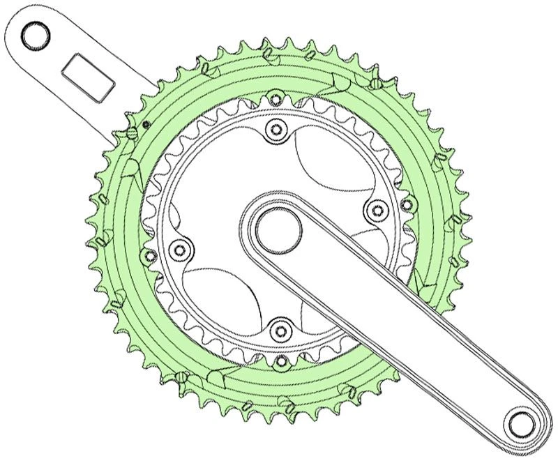 Campagnolo® Campagnolo Plato Record 12 Velocidades 145mm Plato 12 Velocidades | Bike-Discount - Imagen 3