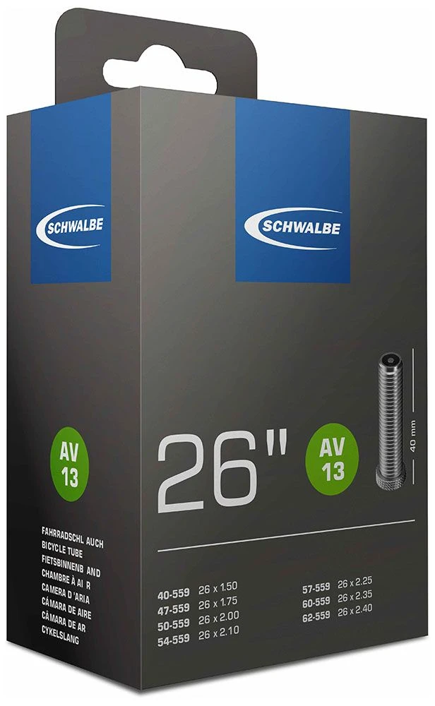 Schwalbe Cámara De Aire AV 13 Para 26 Cámaras 26" | Bike-Discount